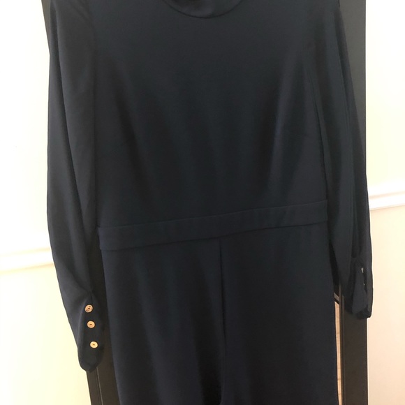 DKNY Navy Blue Jumpsuit Size 12 - Picture 3 of 3